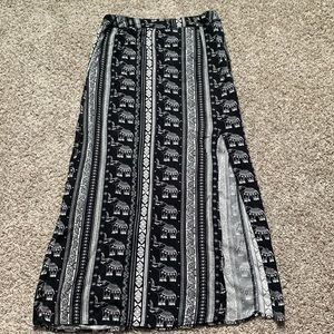 H&M Coachella official collection midi skirt with slit